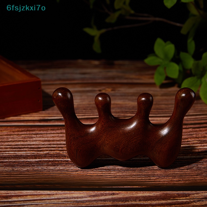 1 chiếc lược massage kinh tuyến Đầu Gỗ đàn hương năm Lược răng rộng chống tĩnh điện