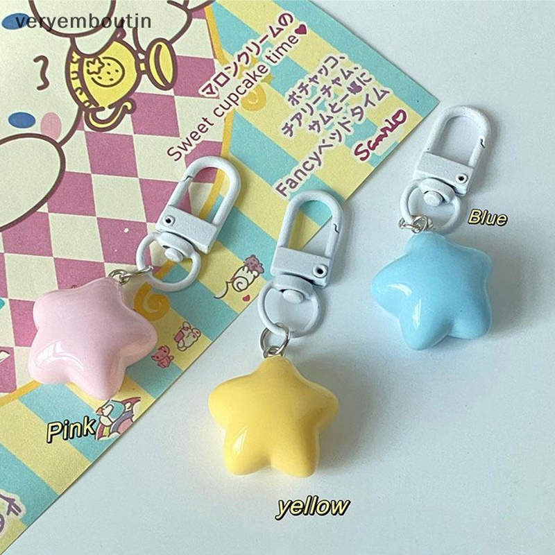 1 Móc Khóa Hình Ngôi Sao Hoạt Hình Dễ Thương