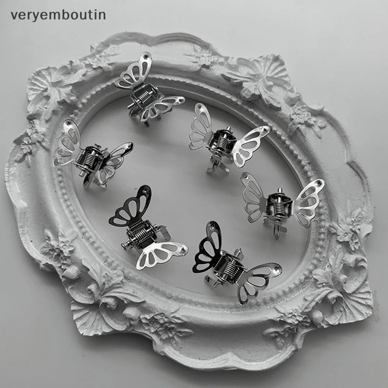 1 Kẹp Tóc Kim Loại Mini Hình Bướm Dễ Thương Cho Bé Gái