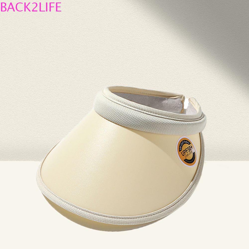 BACK2LIFE Mũ Rộng Vành Hở Chóp Chống Nắng Thời Trang Mùa Hè Cho Nữ