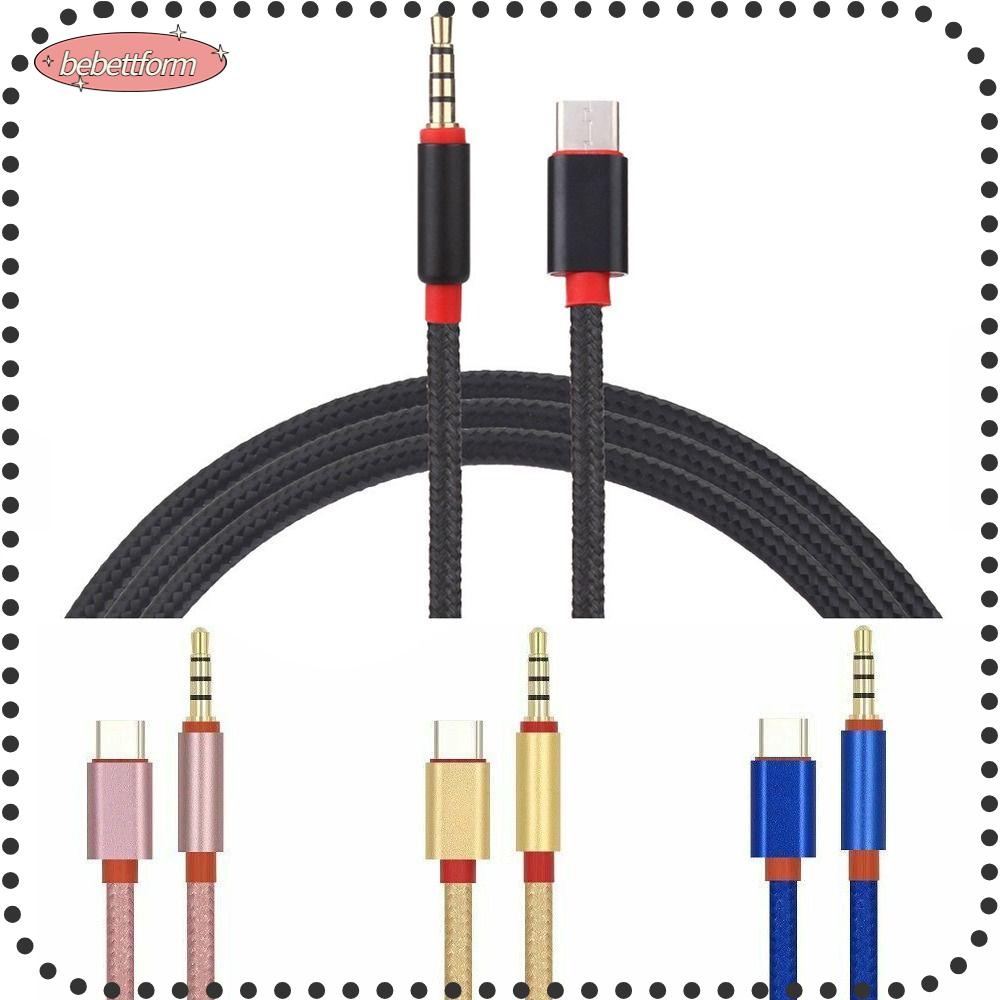 BEBETTERM Dây Cáp Chuyển Đổi Cổng USB C Sang Cổng Âm Thanh 3.5mm Dài 1M Type-C Với Giắc Cắm 3.5mm Chuyên Dụng Cho Samsung