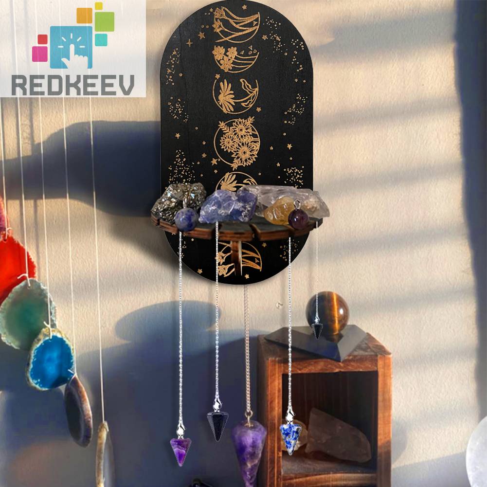 Giá Đỡ Trưng Bày Trang Sức Bằng Gỗ Treo Tường Tái Sử