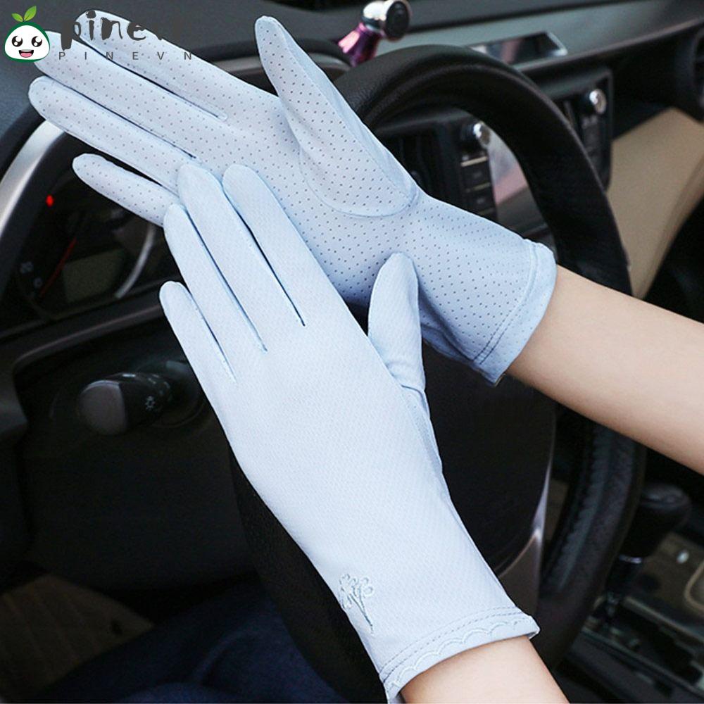 PINEVN Găng Tay Lụa Chống Nắng Tia UV Thời Trang Mùa Hè