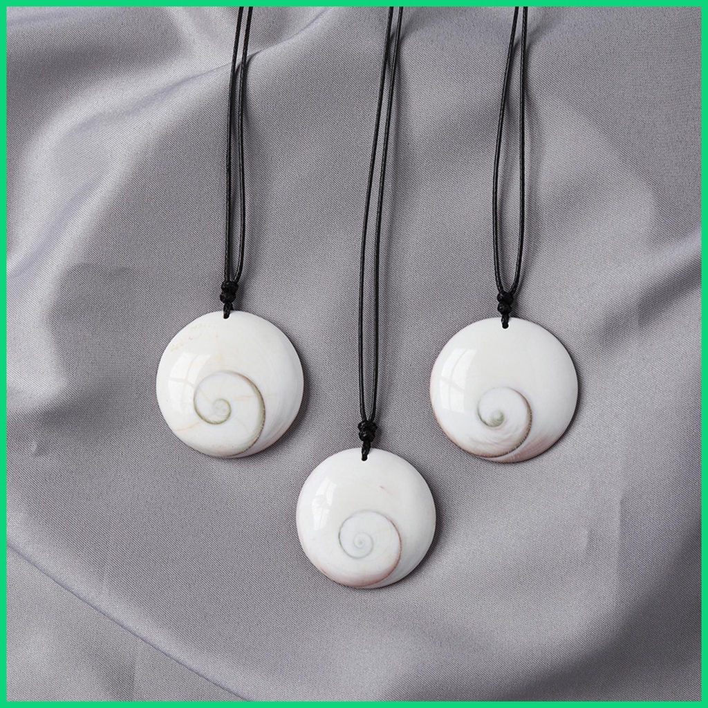 Vòng cổ Mặt Tròn Đính Đá Quý Tự Nhiên Thời Trang Cho Nữ