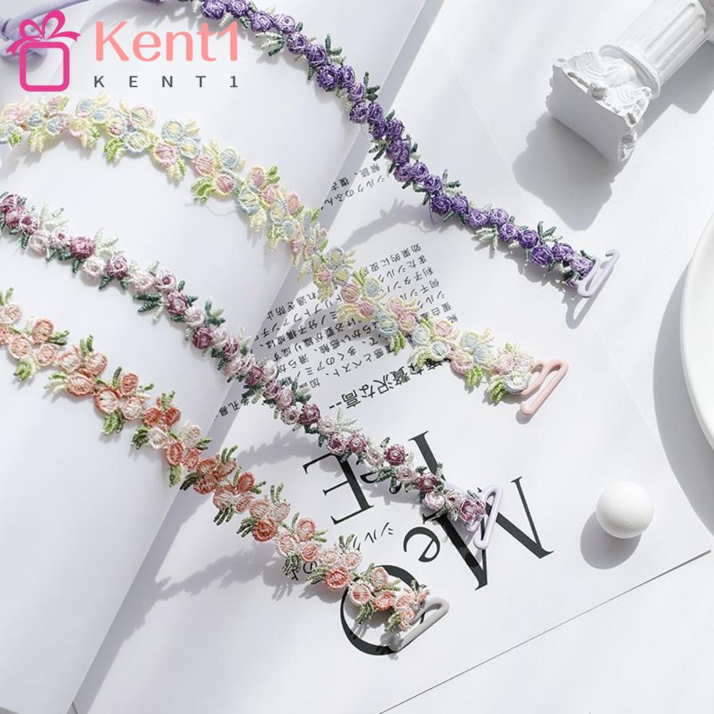 KENT1 1 Cặp Dây Đeo Áo Ngực Bằng Polyester Mềm Mại Co Giãn Chống Trượt Có Thể Điều Chỉnh