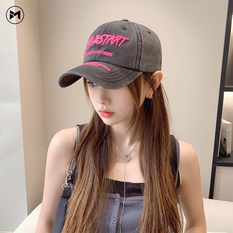 Mũ Lưỡi Trai Cotton Thêu Chữ Mới 2023