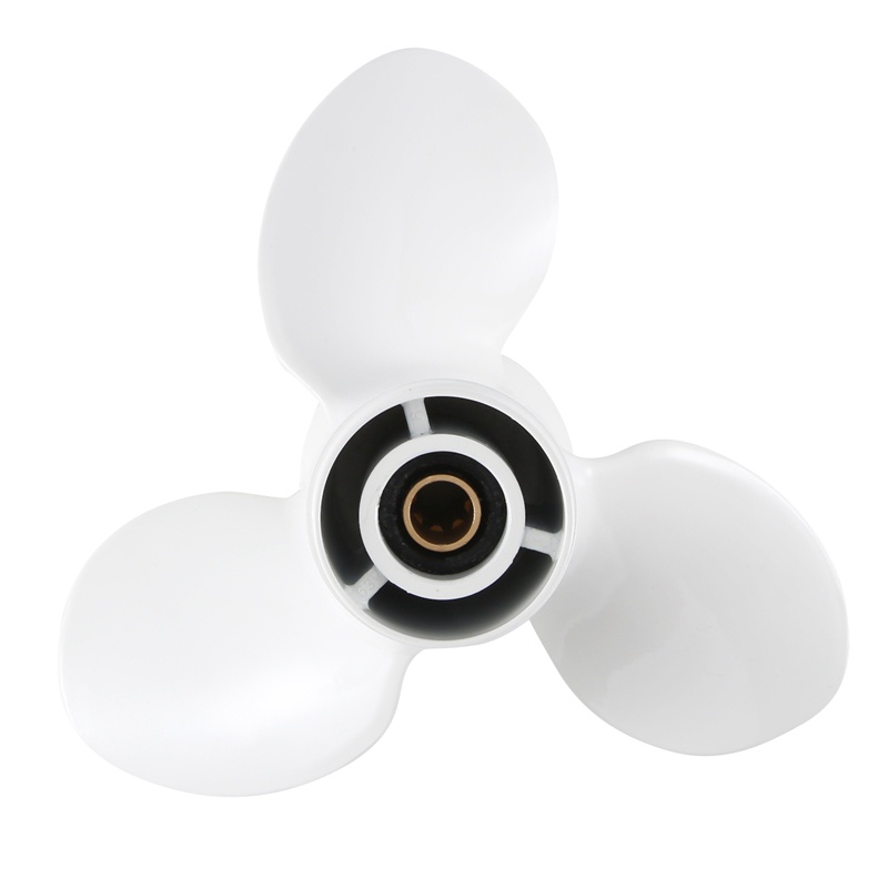 Cánh Quạt Hợp Kim Nhôm 683-45945 - 00-EL 9 1 / 4X9-J Chuyên Dụng Cho Yamaha 2 Stroke 9.9HP 15HP 3 Cánh 8 Spline Teeth R