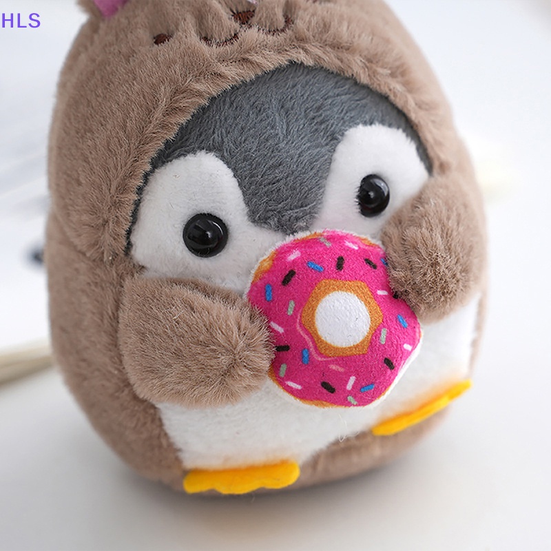 1 Móc Khóa Hình Chim Cánh Cụt Nhồi Bông Dễ Thương