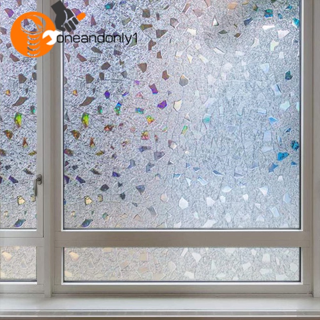 1 Cuộn Phim Dán Cửa Kính Bằng Pvc Trong Mờ Bảo Vệ Sự Riêng Tư Cho Phòng Tắm
