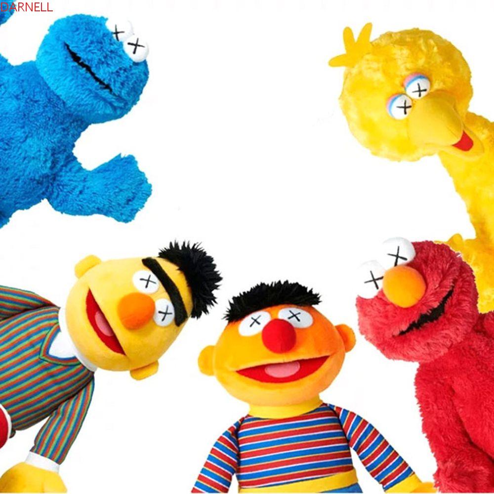 DARNELL Thú Nhồi Bông Hình Elmo Hoạt Hình Trang Trí Nhà Cửa