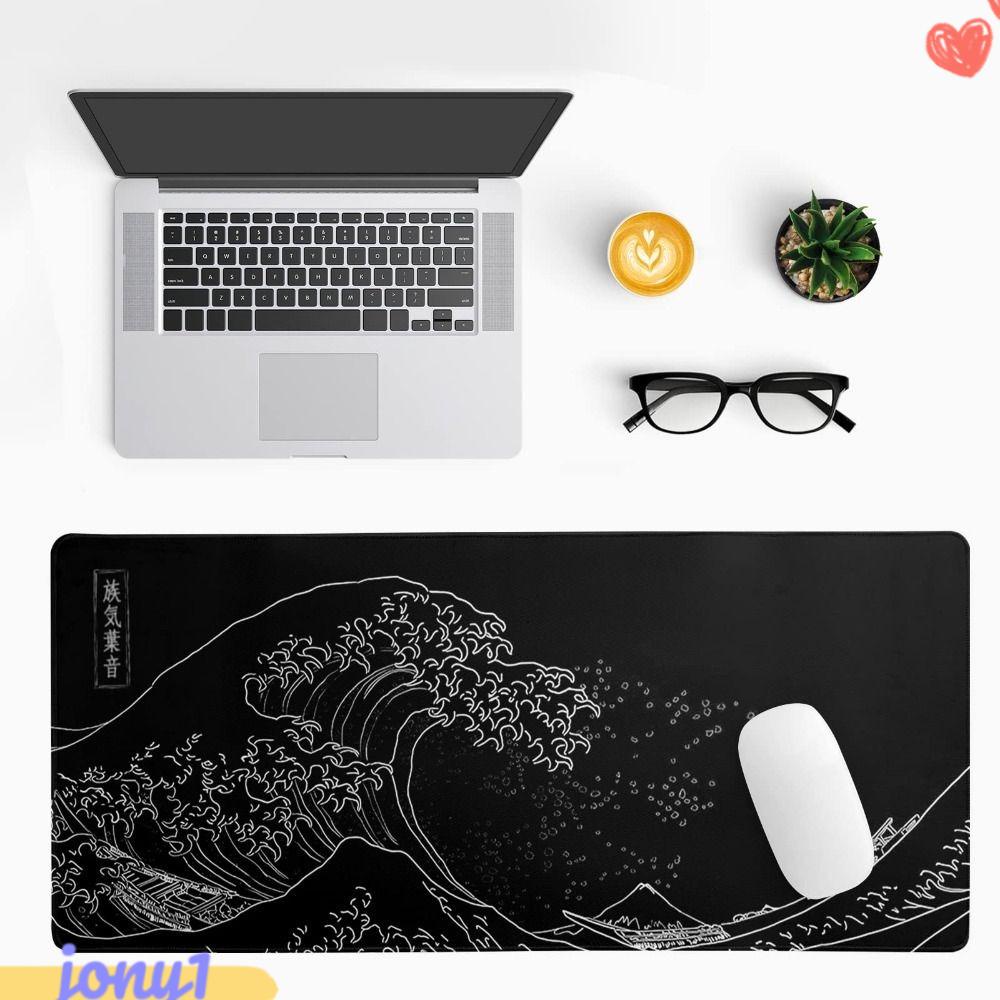 JONYE Tấm Lót Chuột Chơi Game Cỡ Lớn Màu Đen Chống Trượt Tiện Dụng