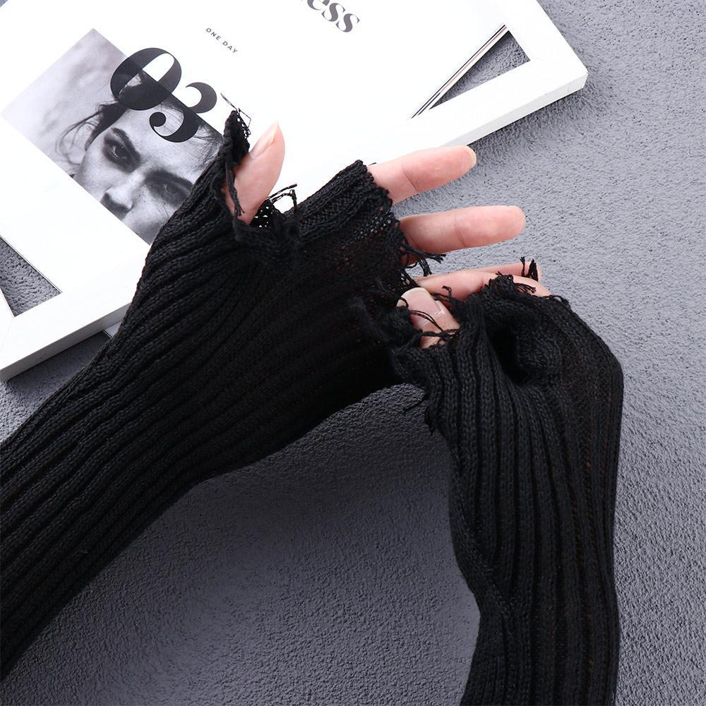 VANES1 Găng Tay Giữ Ấm Hở Ngón Phong Cách Cổ Điển Cá Tính Dành Cho Nam