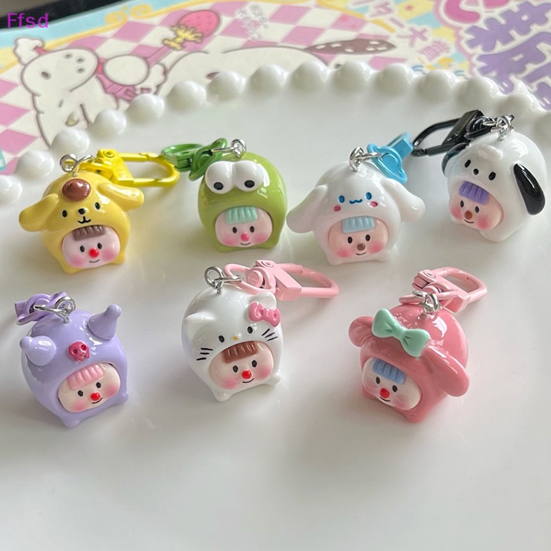 {Ffsd} Móc Khóa Búp Bê Melody Cinnamoroll Mini Có Móc Khóa Quà Tặng Sinh Nhật Cho Bé Gái * Hàng Bán Chạy