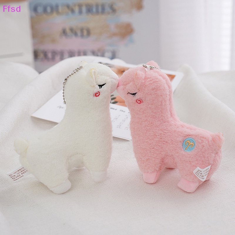 {Ffsd} Móc Khóa Xe Hơi / Ba Lô Đồ Chơi Mini Hình Lạc Đà Hoạt Hình Nhồi Bông Trang Trí Quà Tặ