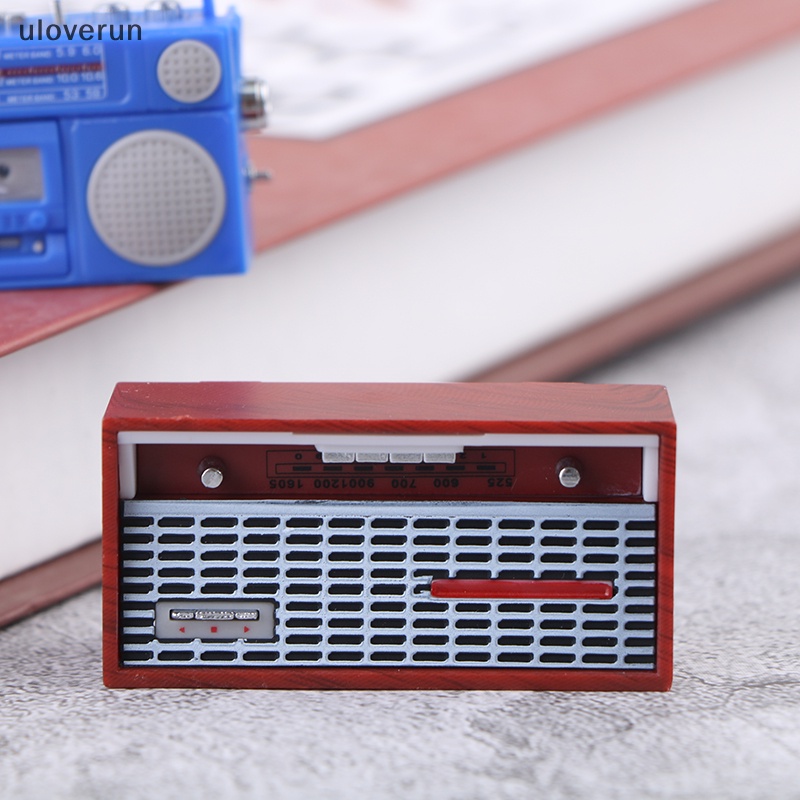 Uloverun Mô Hình radio Mini Trang Trí Nhà Búp Bê vn