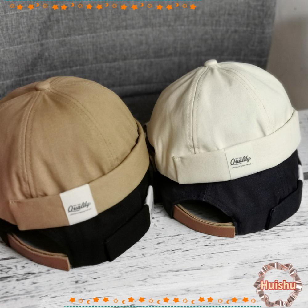 HS Mũ Lưỡi Trai Nhung Kẻ Không Vành Mới Dành Cho Nam Và Nữ