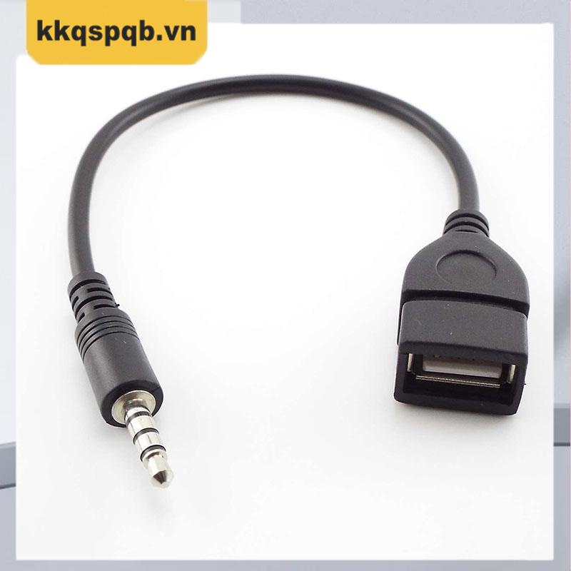 Cáp NốI Âm Thanh Tai Nghe 3.5mm ĐầU CắM Sang Lỗ CắM USb 3.5 Cho mp3 4 phone pc vnk3