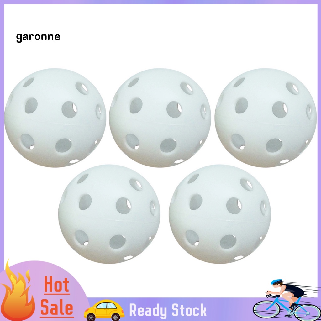 Set 5 Quả Bóng Golf Rỗng 90mm Hỗ Trợ Luyện Tập Trong Nhà