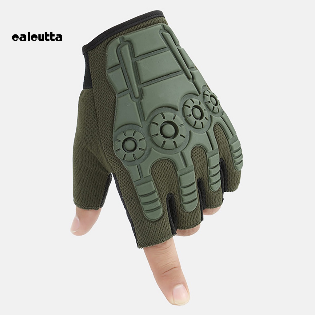 1 Đôi Găng Tay Nửa Ngón Chống Trượt Có Thể Điều Chỉnh Dành Cho Luyện Tập Xe Đạp