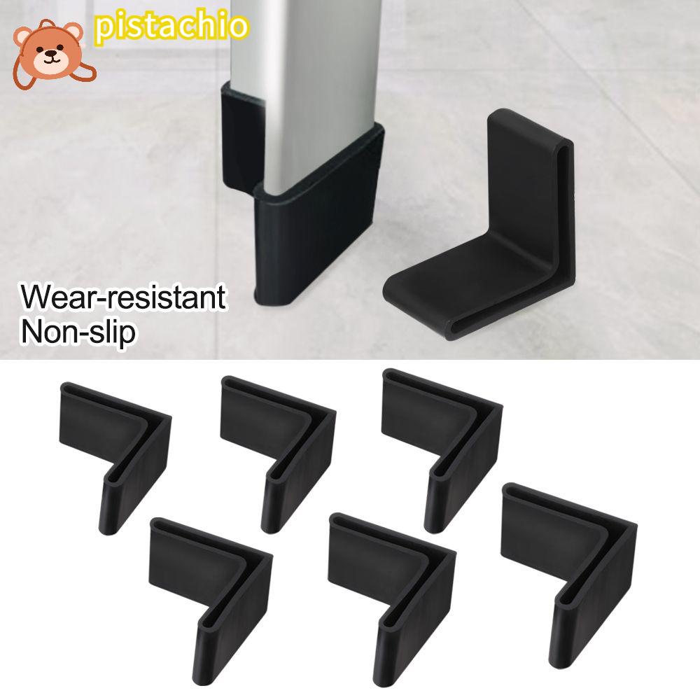 PISTA Bộ 4 Vỏ Bọc Chân Giường / Bàn Ủi Hình Tam Giác Bằng Cao Su Chống Trượt
