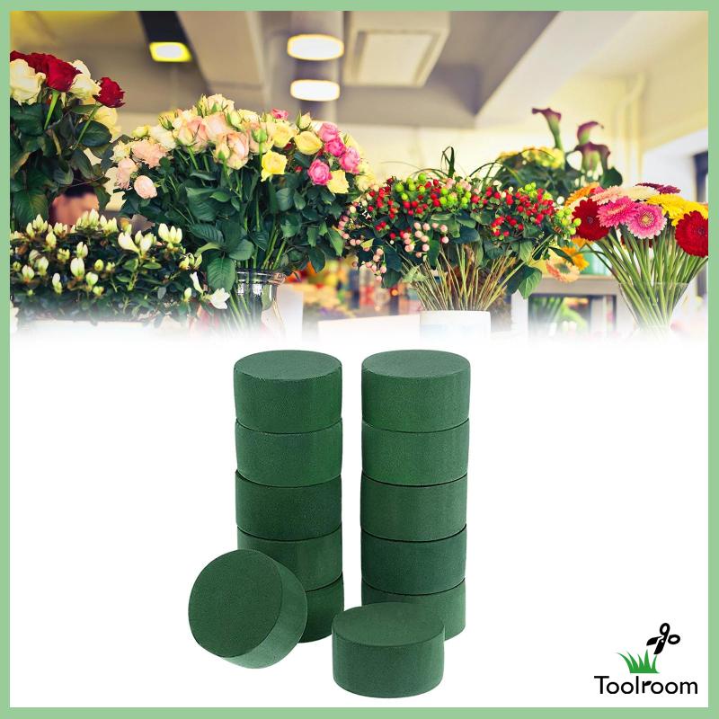 Set 12 Mút Xốp Tròn 9cm Họa Tiết Hoa Cao Cấp Đa Ứng Dụng