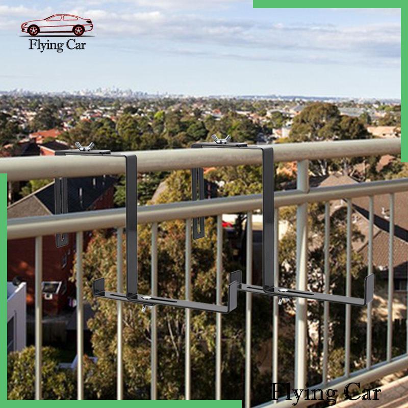 Set 2 Giá Đỡ Chậu Cây Bằng Thép Carbon Có Móc Treo Tiện Dụng