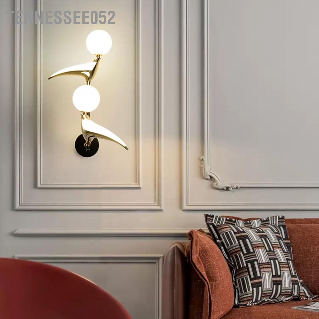 Tennessee052 Đèn Tường Hình Chim Hiện Đại LED Treo Hai Đầu Xoay Được Cho Phòng Khách Ngủ Giường 110‑240V