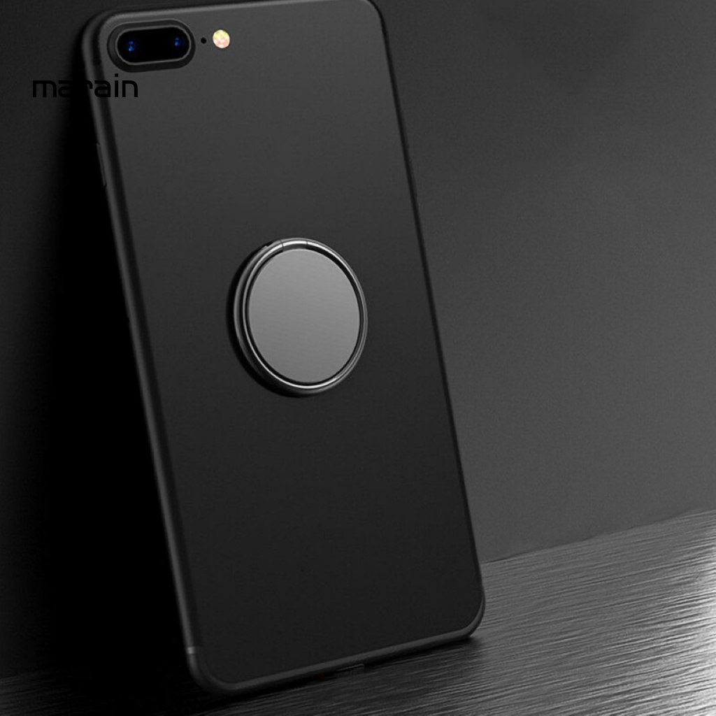 Vòng Nhẫn Đỡ Điện Thoại Bằng Kim Loại Tự Dính Xoay 360 Độ