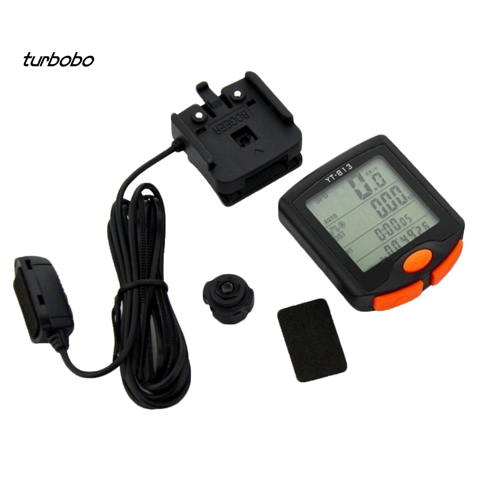 Đồng Hồ Đo Tốc Độ Xe Đạp Có Dây turbobo YT-813