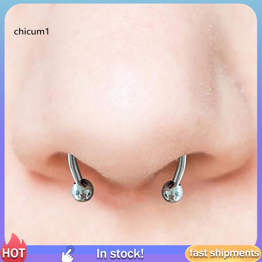 Khuyên Mũi Bằng Hợp Kim Nam Châm Không Xỏ Tái Sử Dụng Được
