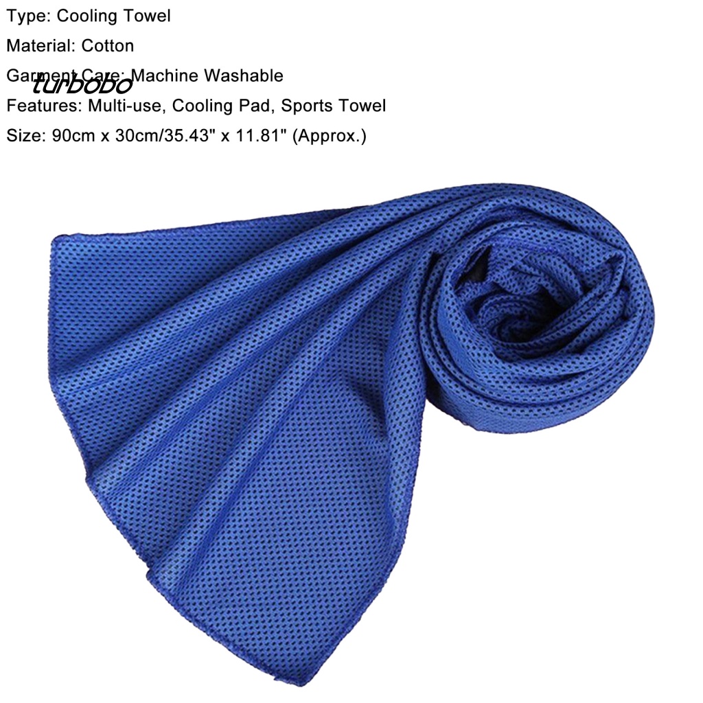 Khăn Cotton Làm Mát Trọng Lượng Nhẹ Tức Thì Cho Hoạt Động Thể Thao Ngoài Trời