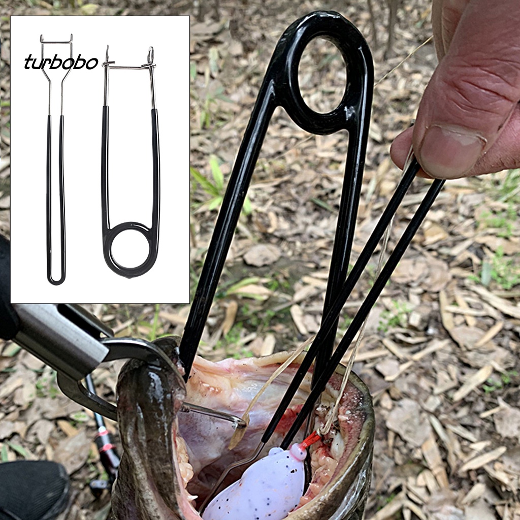 Set 2 Dụng Cụ Hỗ Trợ Câu Cá Chống Trầy Bằng Thép Không Gỉ