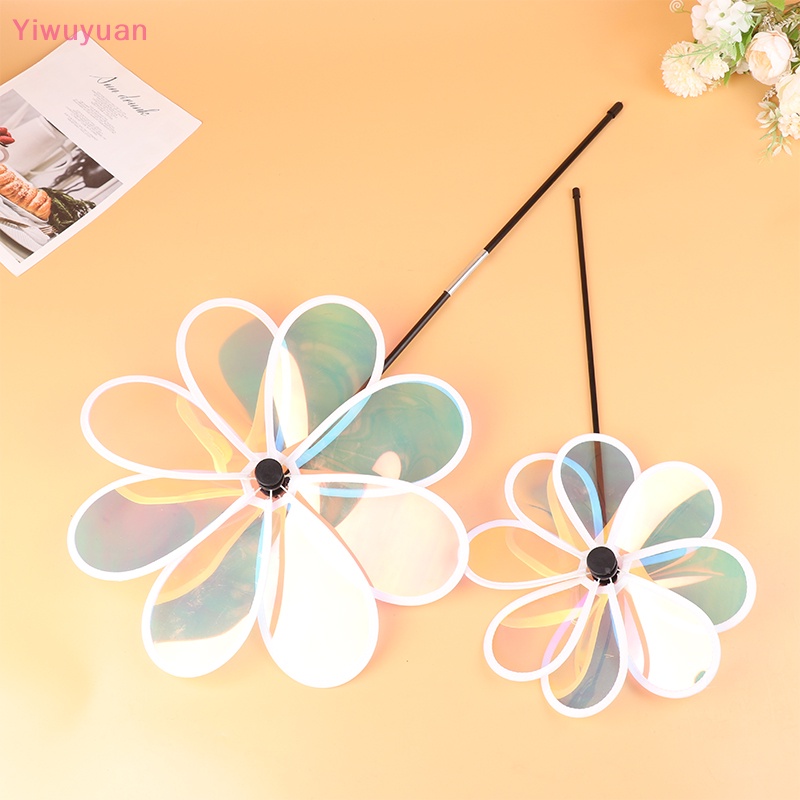 1 Cối Xay Gió Hình Hoa Hướng Dương Nhiều Màu Trang Trí Sân Vườn / Cắm Trại Mới