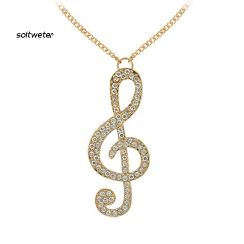 Vòng cổ Mặt Nốt Nhạc Đính Đá Thời Trang