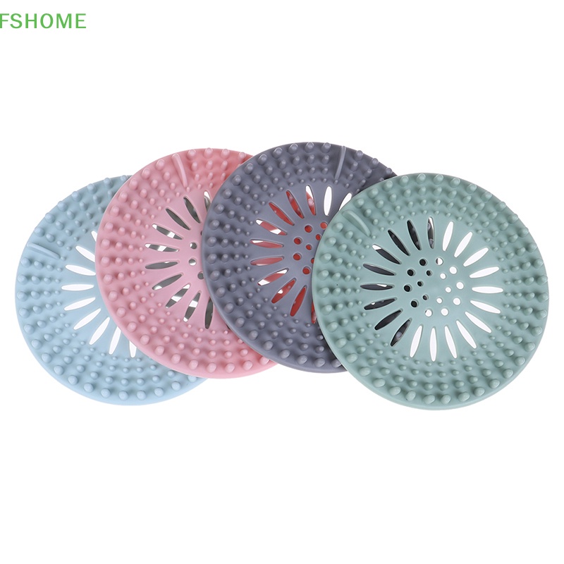 Nắp Đậy Chặn Tóc Bằng Silicone Cho Ống Thoát Nước Bồn Rửa