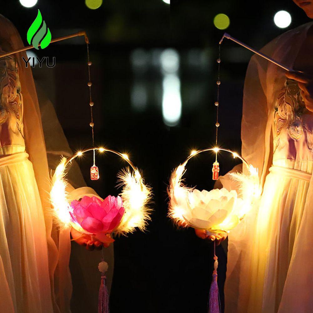 YIYU Lồng Đèn Dạ Quang Phong Cách Trung Hoa Cổ Điển Độc Đáo Trang Trí Nhà Cửa DIY