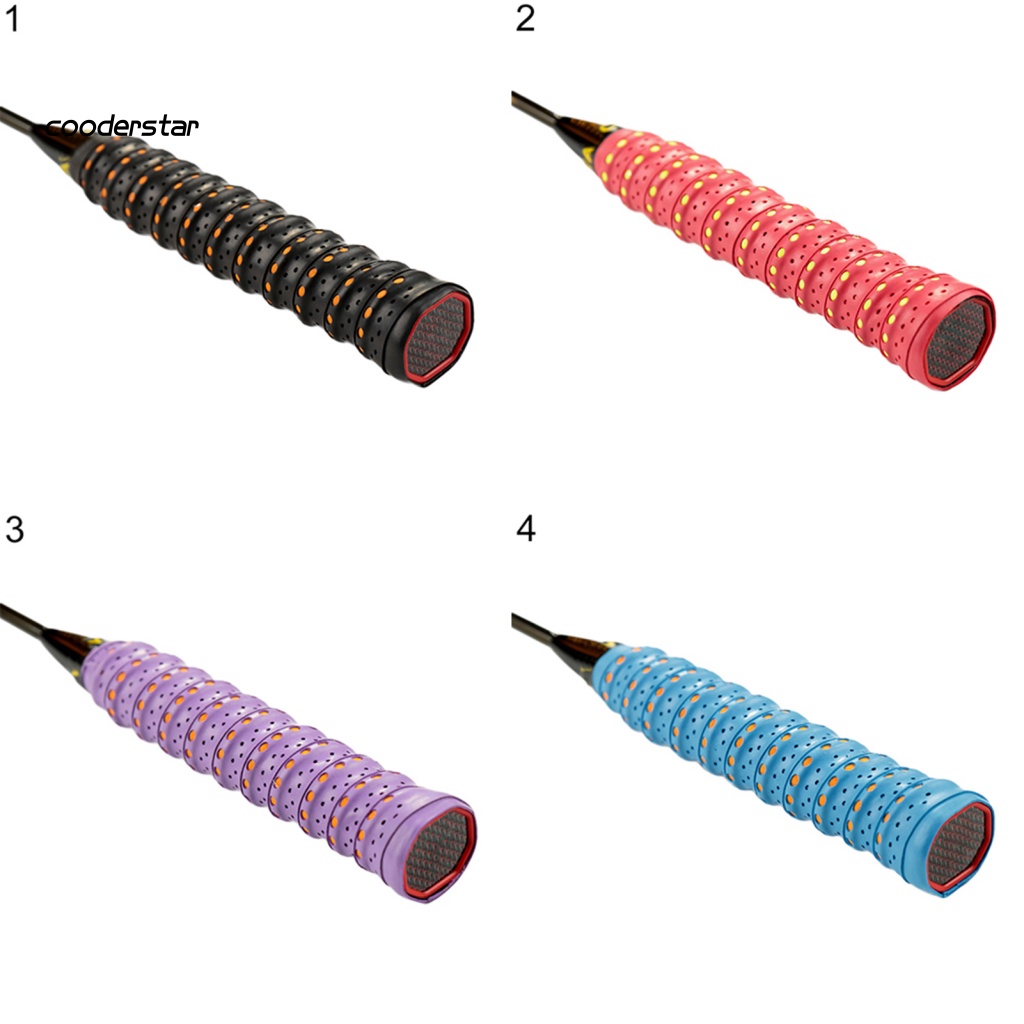 Vỏ Bọc Tay Cầm Vợt Tennis Chống Trượt Màu Sắc Tươi Sáng