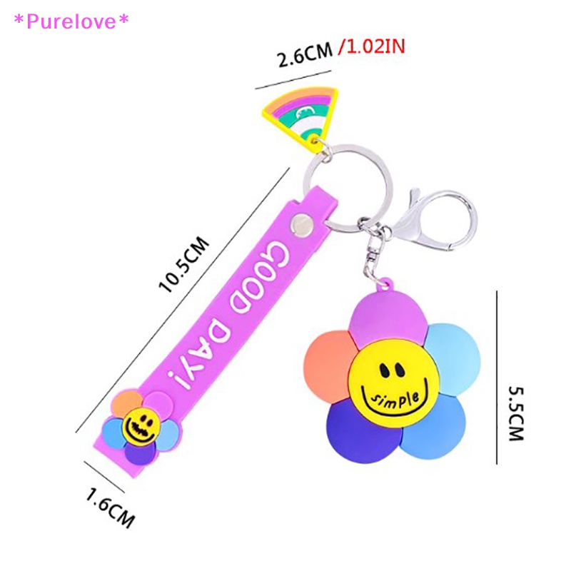 Purelove &gt; Phụ Kiện Móc Khóa Điện Thoại Hình Hoa Hướng Dương Mặt Cười Dễ Thương Mới