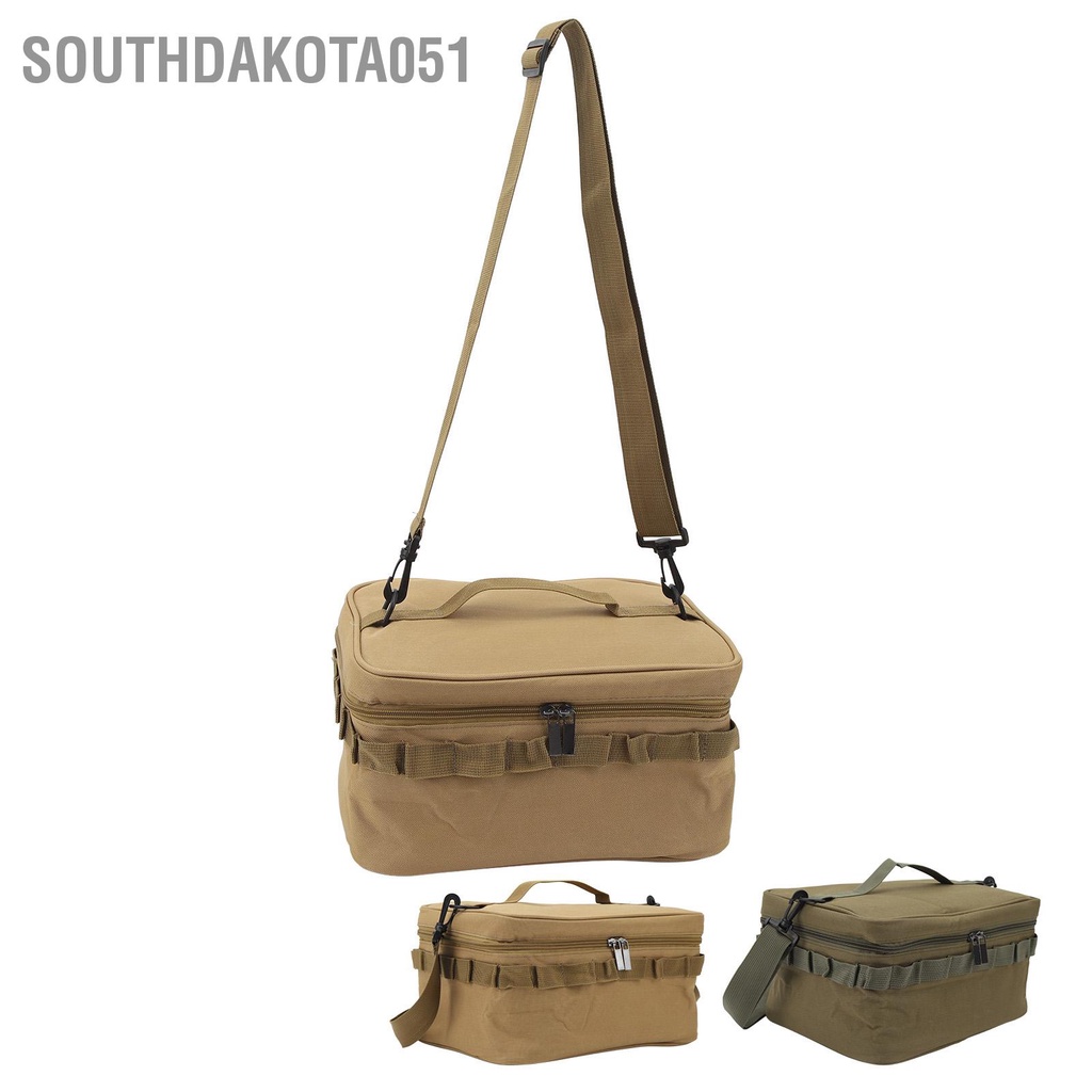 Southdakota051 Cắm Trại Dã Ngoại Túi Đá PVC Di Động Làm Mát Có Dây Đeo Vai Thể Tháo Rời Cho Đi Du Lịch