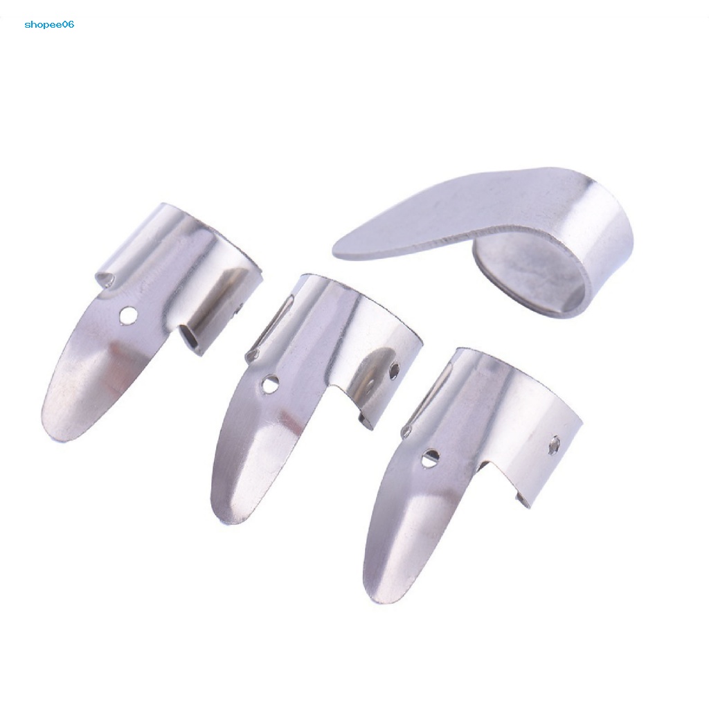 Bộ 4 Miếng Gảy Đàn Guitar Bằng Thép Không Gỉ