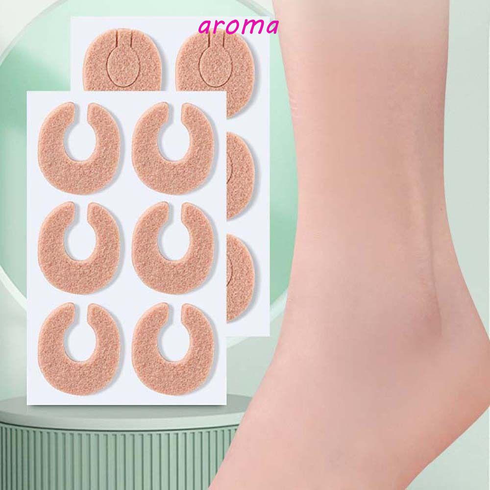 AROMA Miếng Dán Đệm Bàn Chân Tự Dính Hình Tròn Chống Mòn Hỗ Trợ Loại Bỏ Vết Chai Sần Tiện Dụng