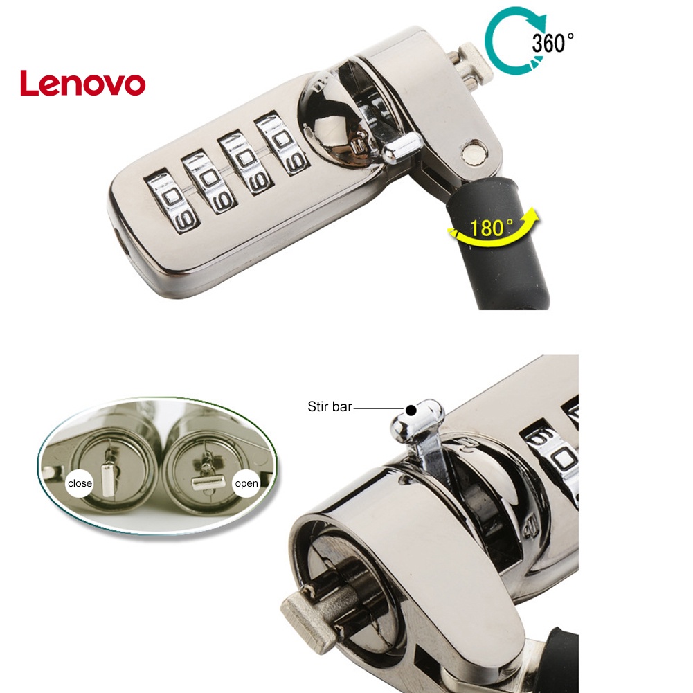 Dây Cáp Khóa Số An Toàn Chống Trộm Thông Dụng Cho PC Laptop Hình Hoa Hướng Dương