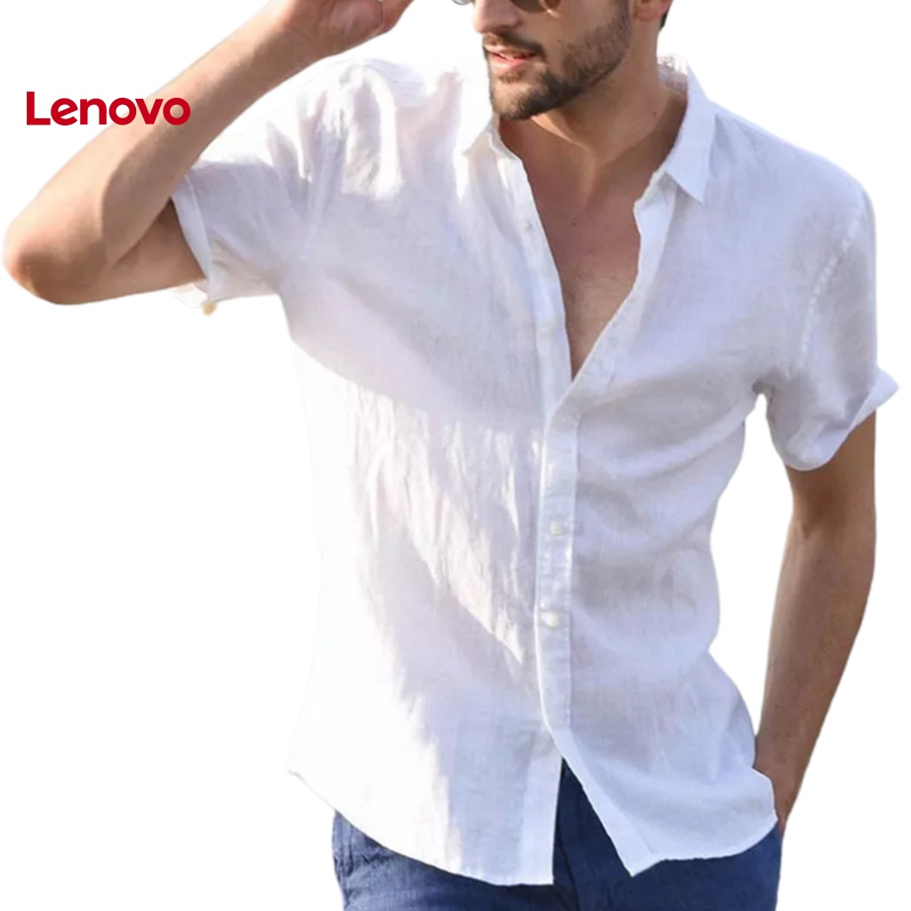 Áo Sơ Mi Ngắn Tay Cổ Bẻ Màu Sắc Trơn Thoáng Khí Họa Tiết Hoa Hướng Dương Cài Nút Thời Trang