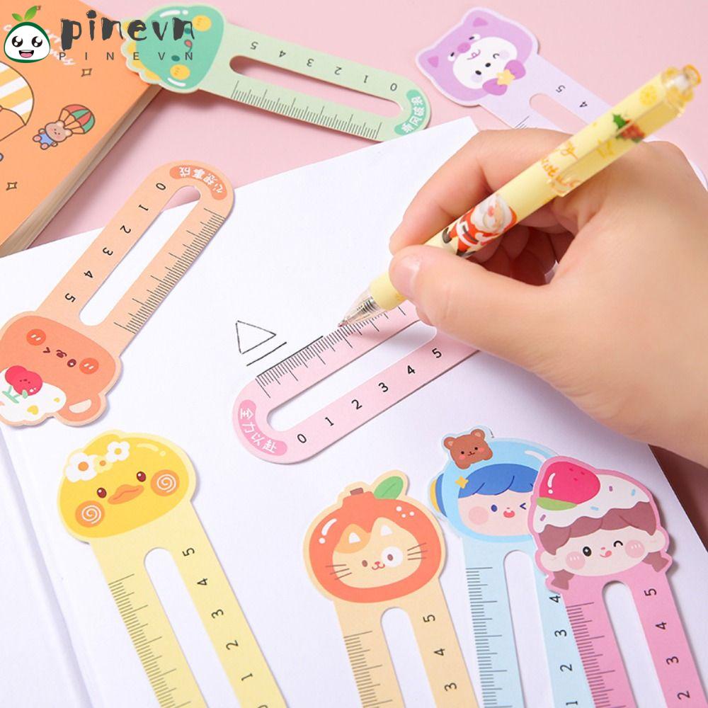 PINEVN Set 50 Kẹp Đánh Dấu Trang Sách Hình Vảy Cá Đáng Yêu