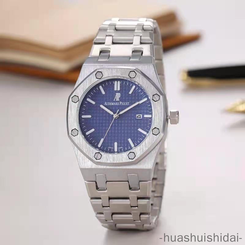Đồng Hồ Quartz Nam Hiển Thị Ngày Dây Thép Thời Trang