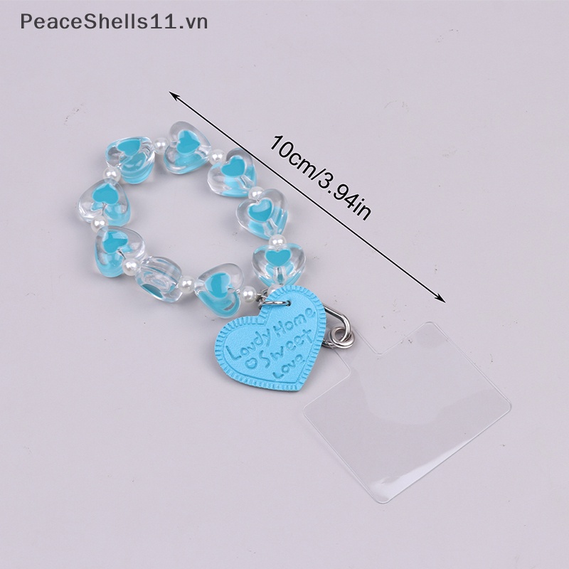 Vòng Đeo Tay Hình Trái Tim Đính Pha Lê Chống Thất Lạc Cho Điện Thoại