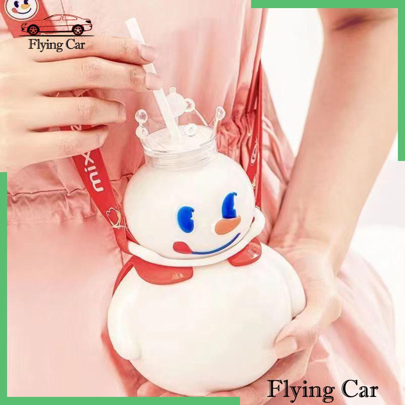 Bình Nước Thể Thao 700ml Họa Tiết Hoạt Hình Dễ Thương Cho Bé