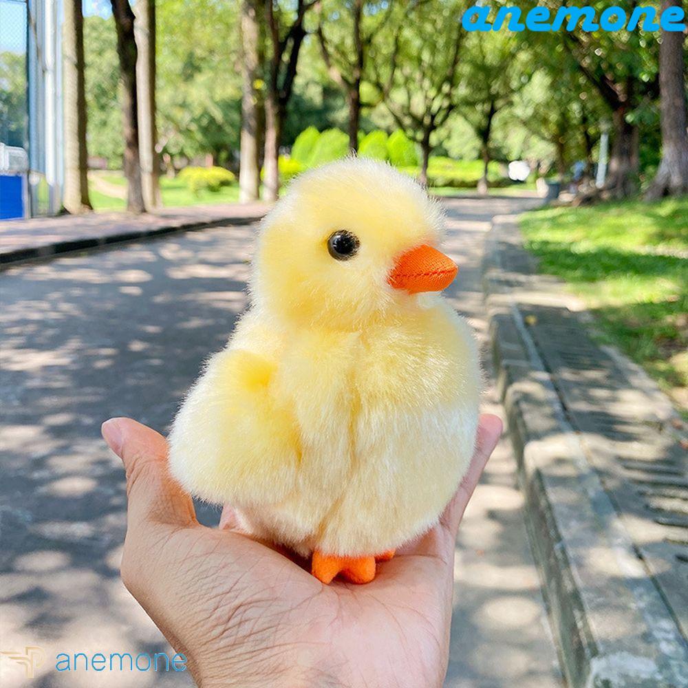ANEMONE Đồ chơi nhồi bông Hình Chú Vịt / Gà Dễ Thương Dùng Làm Quà Tặng Giáng Sinh