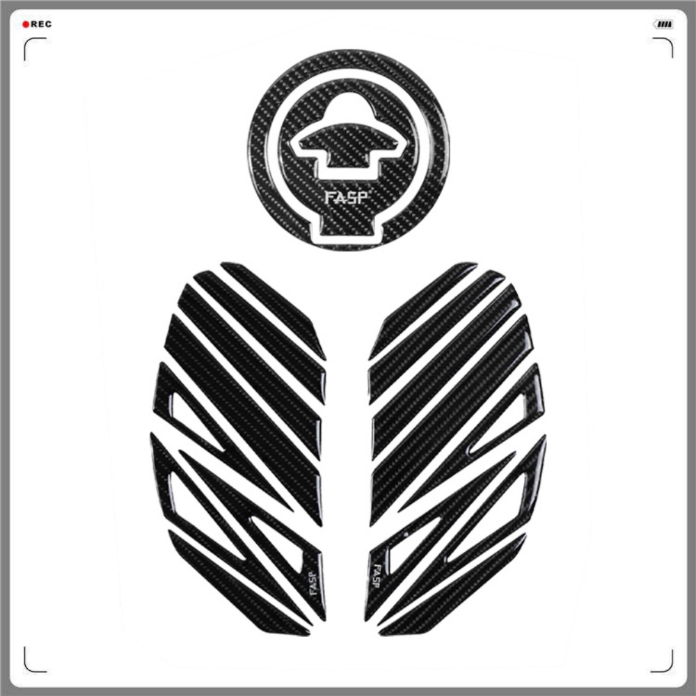 Sticker Sợi Carbon 5D Dán Bình Nhiên Liệu Xe Mô Tô TFX150 Yamaha TFX150 NEW REALZION Yamaha M-slaz 150 XABER 150 Chống Thấm Nước Chống Trầy Xước