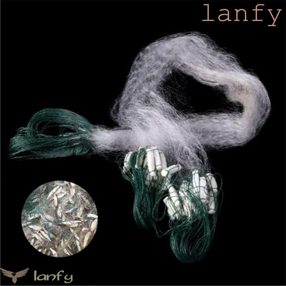 LANFY Lưới Đánh Bắt Cá Một Lớp 1.5 * 1.5cm 8M *. 8M
